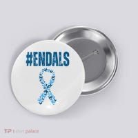 End Als Awareness Support Butterfly Ribbon Button thumb 0