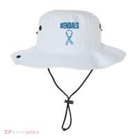 End Als Awareness Support Butterfly Ribbon Bucket Hat thumb 0