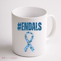 End Als Awareness Support Butterfly Ribbon Coffee Mug thumb 1