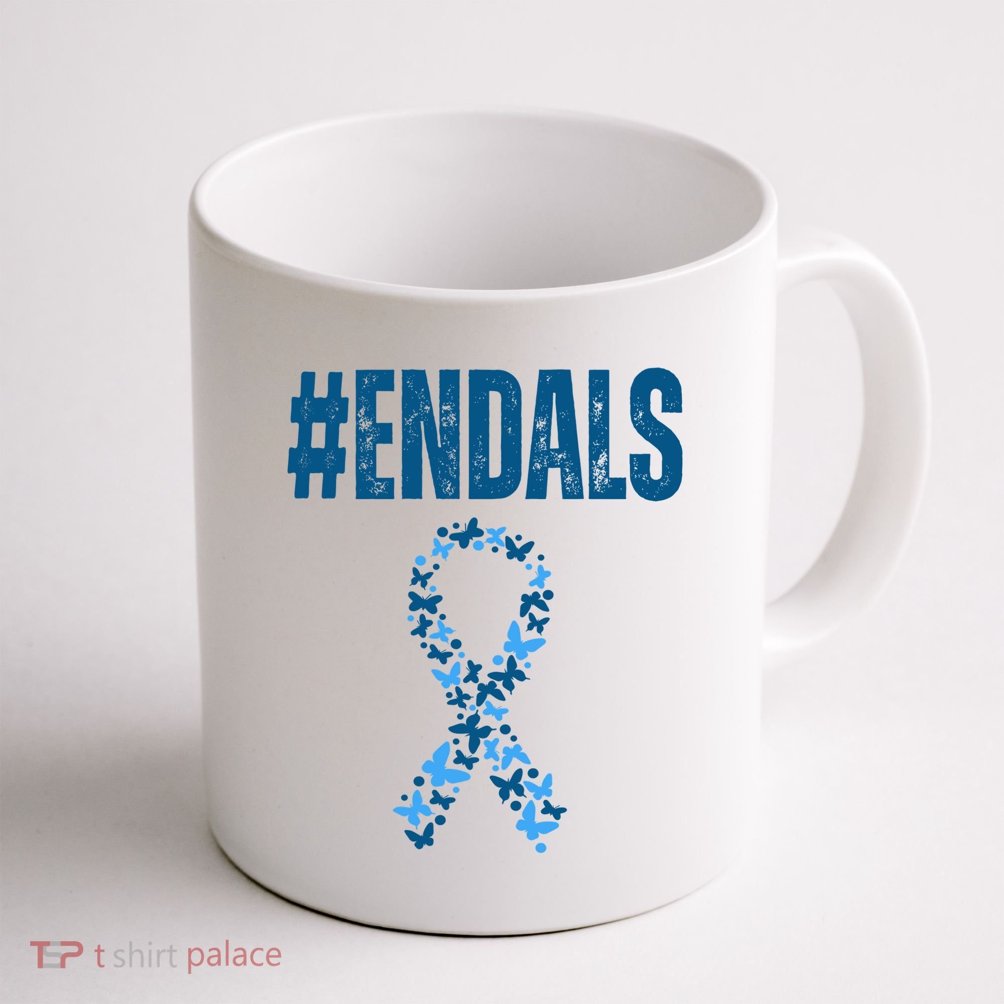 End Als Awareness Support Butterfly Ribbon Coffee Mug