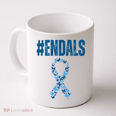 End Als Awareness Support Butterfly Ribbon Coffee Mug