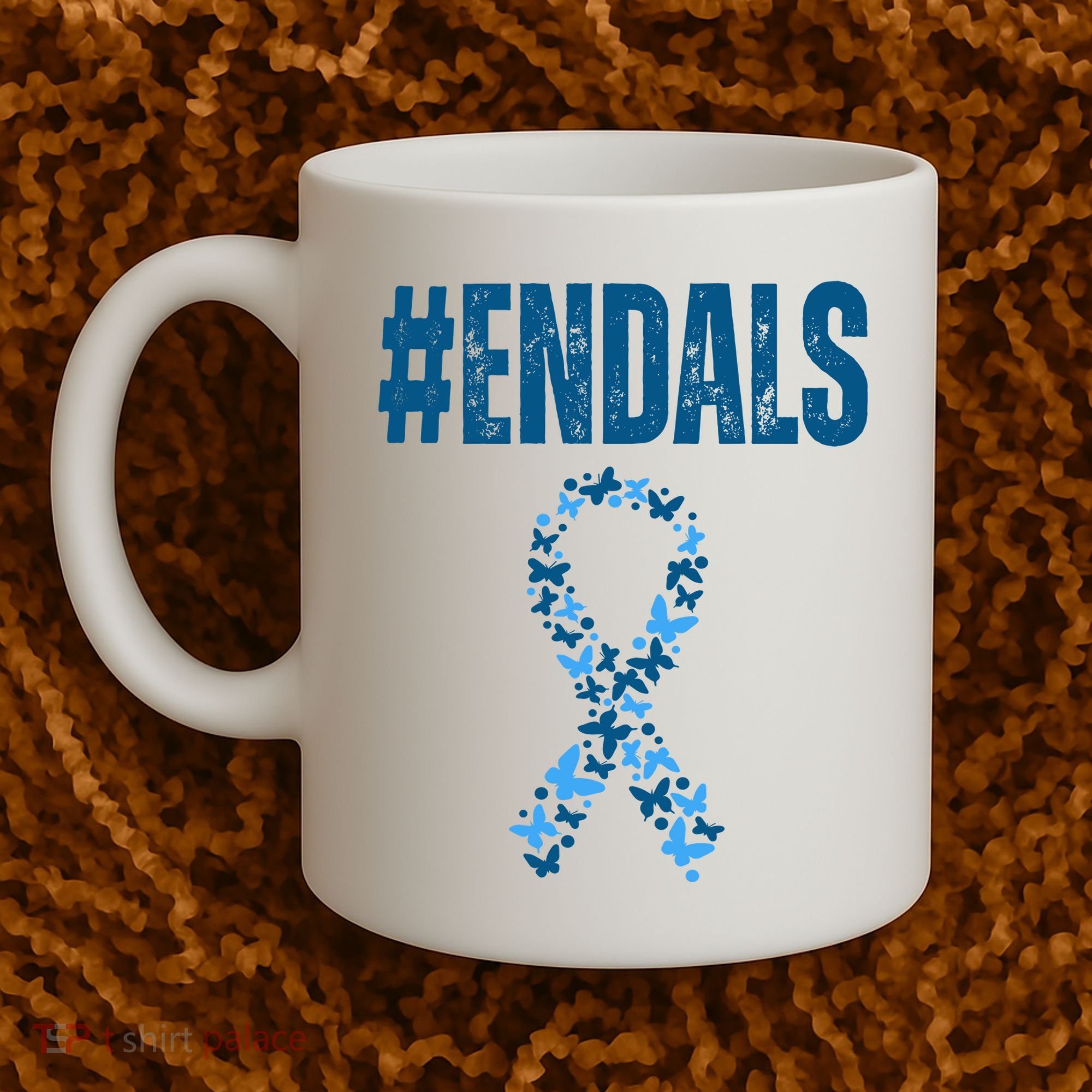 End Als Awareness Support Butterfly Ribbon Coffee Mug