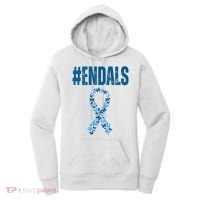 End Als Awareness Support Butterfly Ribbon Women's Hoodie thumb 0