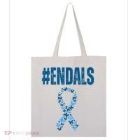 End Als Awareness Support Butterfly Ribbon Tote Bag thumb 0