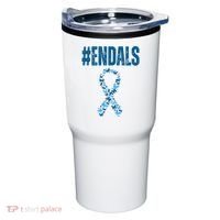 End Als Awareness Support Butterfly Ribbon Tumbler thumb 0