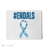 End Als Awareness Support Butterfly Ribbon Mousepad thumb 0