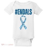 End Als Awareness Support Butterfly Ribbon Baby Bodysuit thumb 0