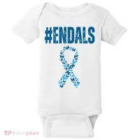 End Als Awareness Support Butterfly Ribbon Baby Bodysuit thumb 0