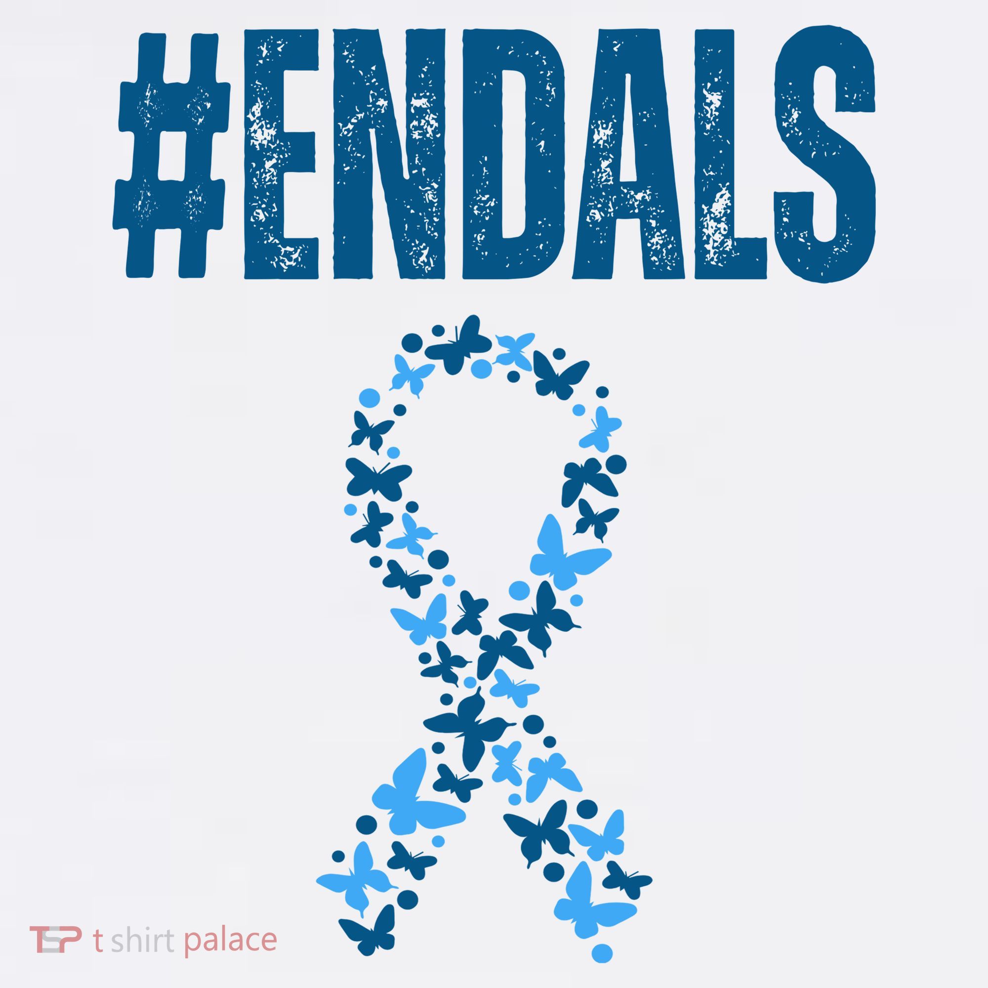 End Als Awareness Support Butterfly Ribbon Hat