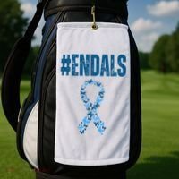 End Als Awareness Support Butterfly Ribbon Golf Towel thumb 2