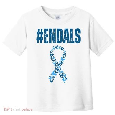 End Als Awareness Support Butterfly Ribbon Toddler T-Shirt