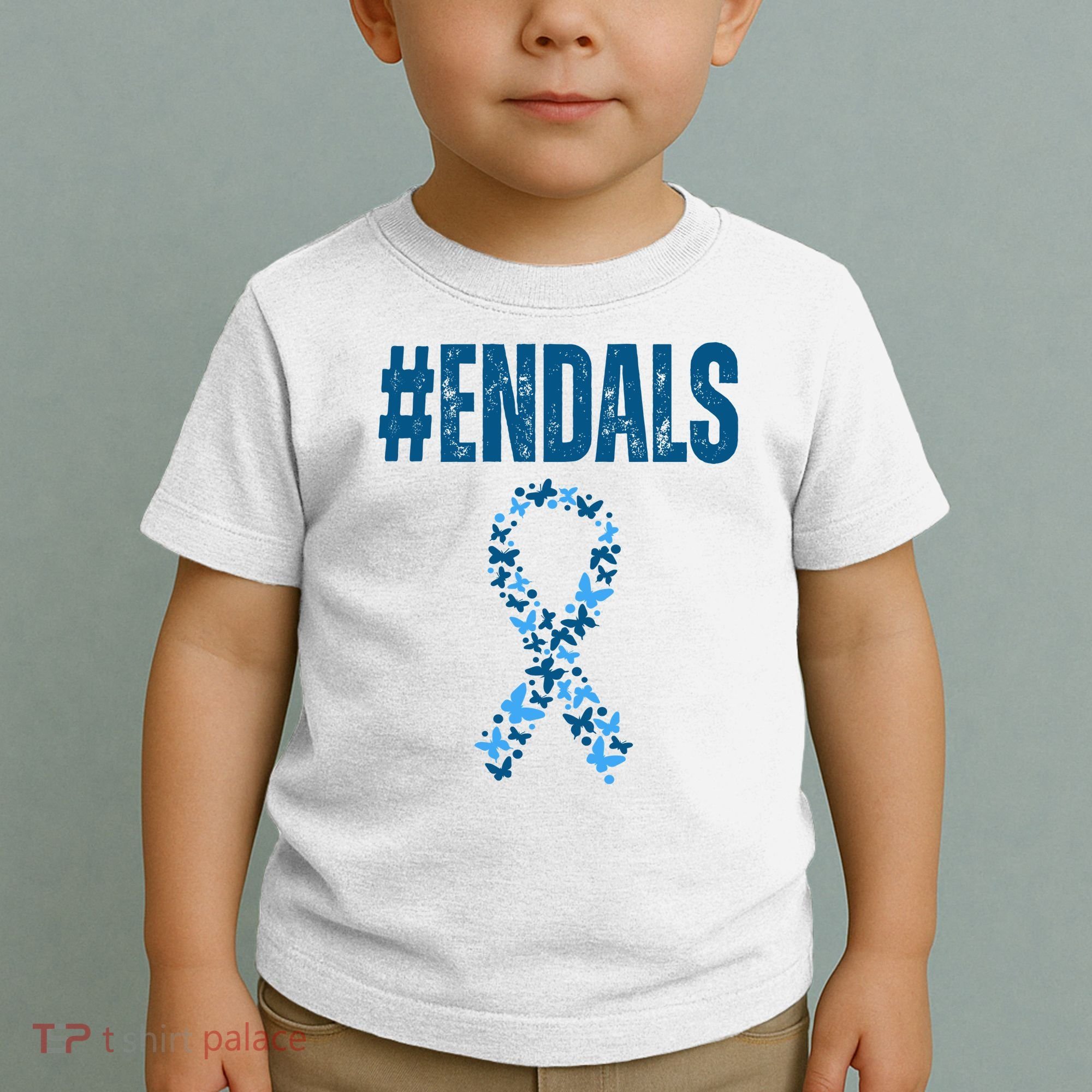 End Als Awareness Support Butterfly Ribbon Toddler T-Shirt