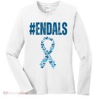 End Als Awareness Support Butterfly Ribbon Women's Long Sleeve Shirt thumb 0