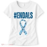 End Als Awareness Support Butterfly Ribbon Women's T-Shirt thumb 0