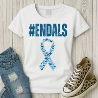 End Als Awareness Support Butterfly Ribbon Women's T-Shirt thumb 3