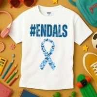End Als Awareness Support Butterfly Ribbon Kids T-Shirt thumb 3