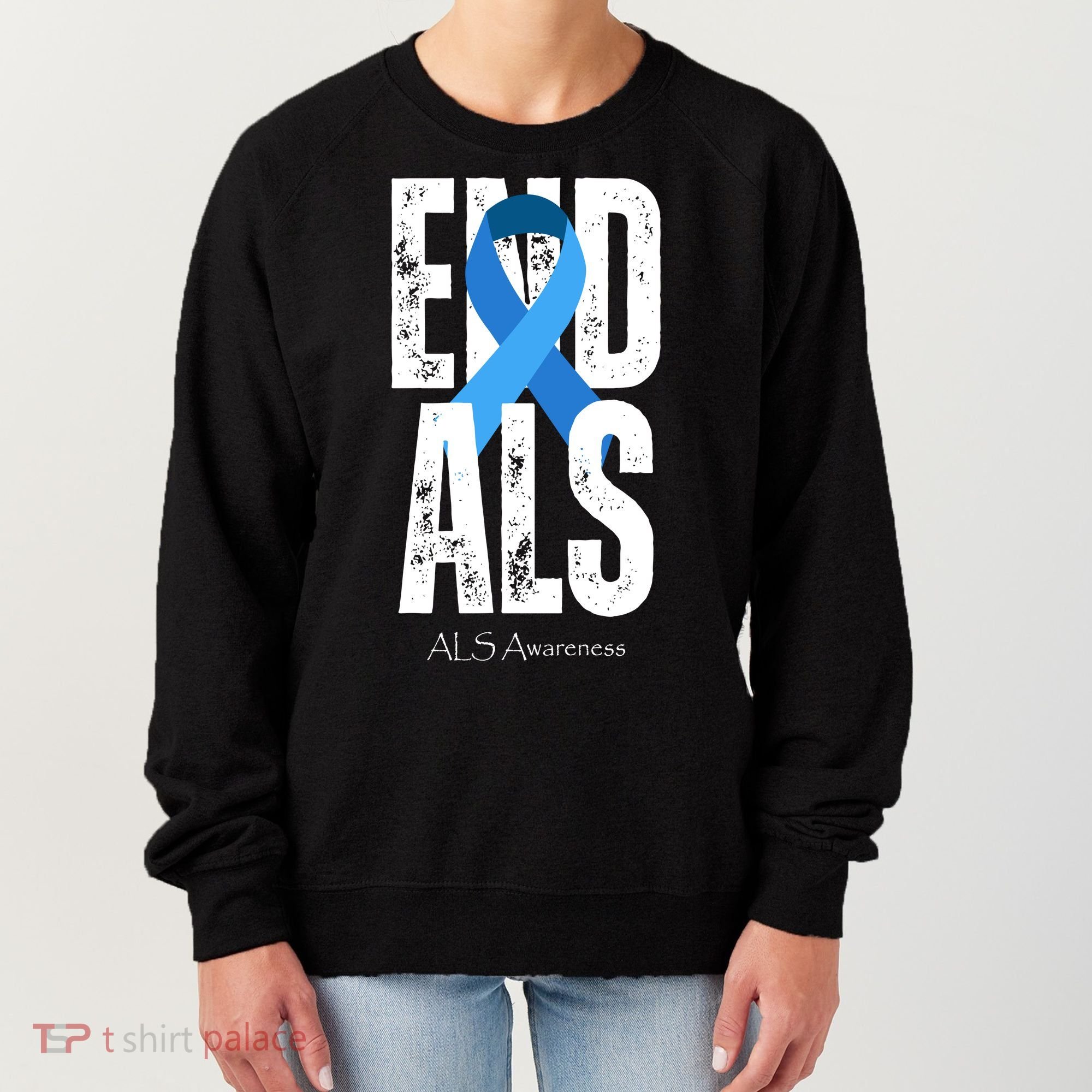 End Als Awareness Month Ribbon Women's Sweatshirt