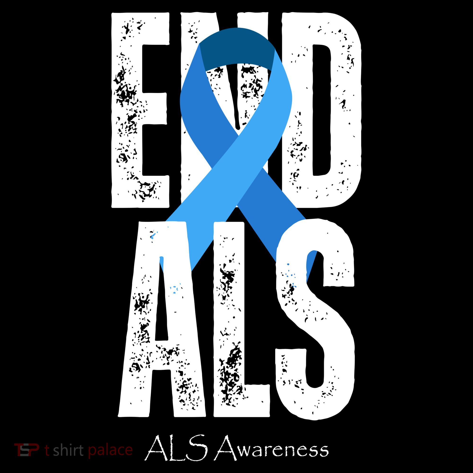 End Als Awareness Month Ribbon USA-Made Doggie Bandana