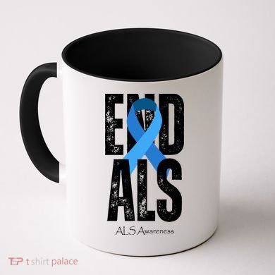 End Als Awareness Month Ribbon Coffee Mug