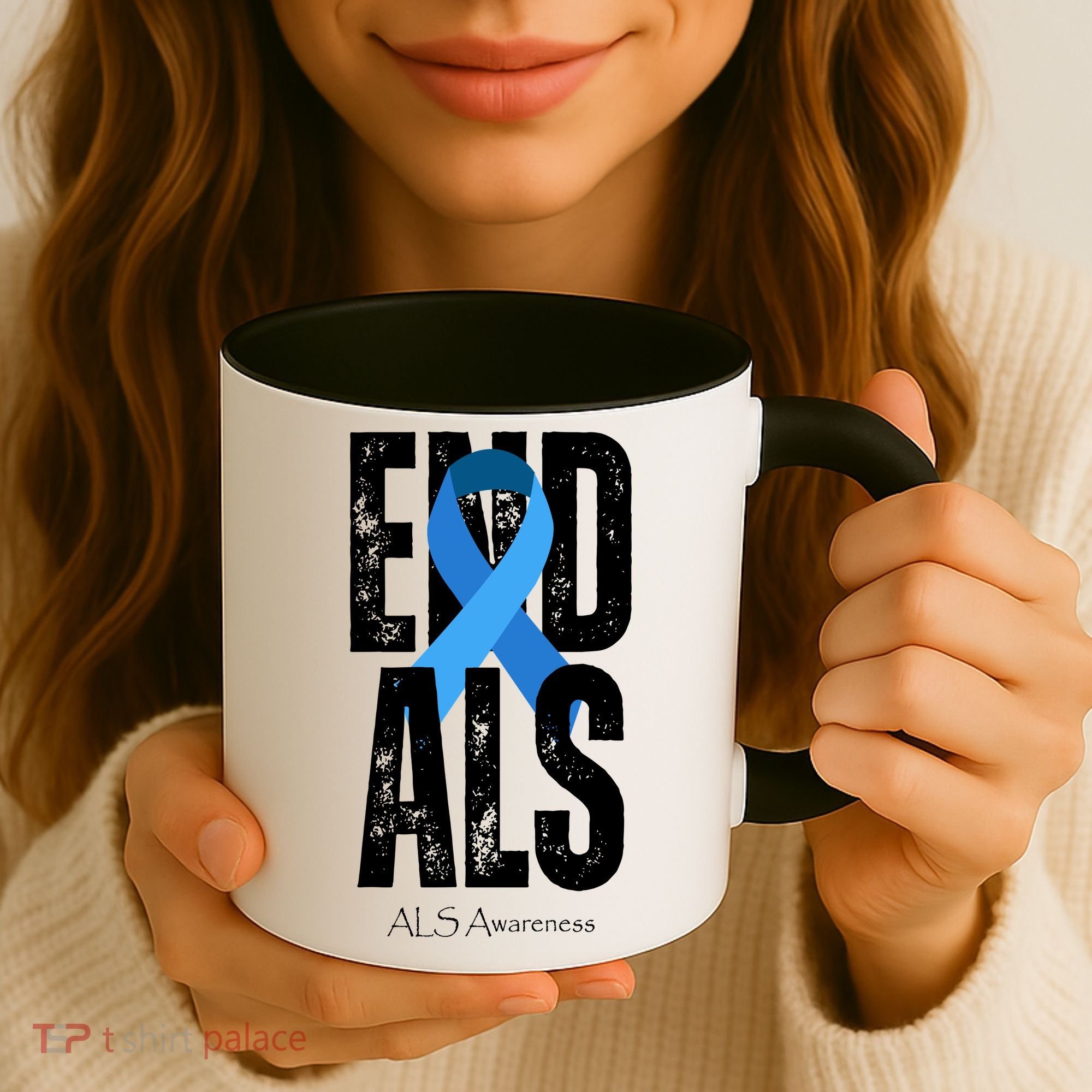 End Als Awareness Month Ribbon Coffee Mug