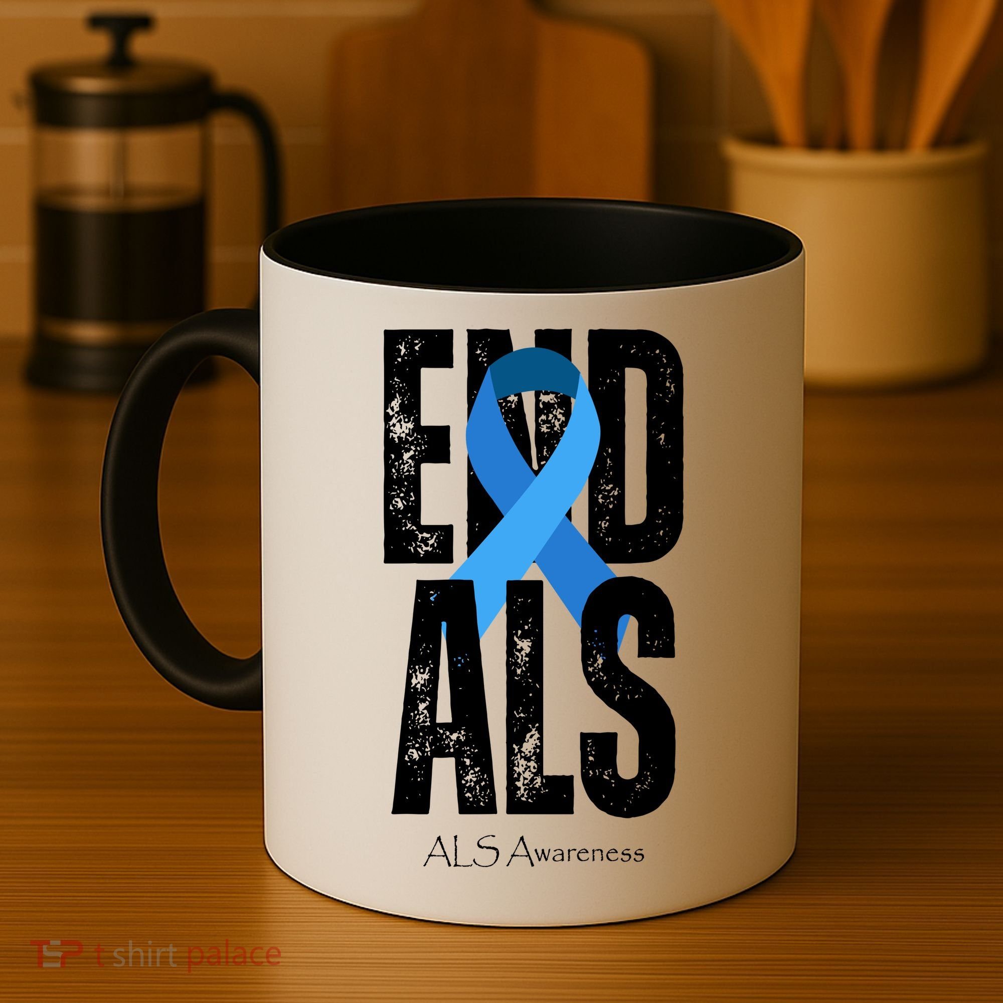 End Als Awareness Month Ribbon Coffee Mug