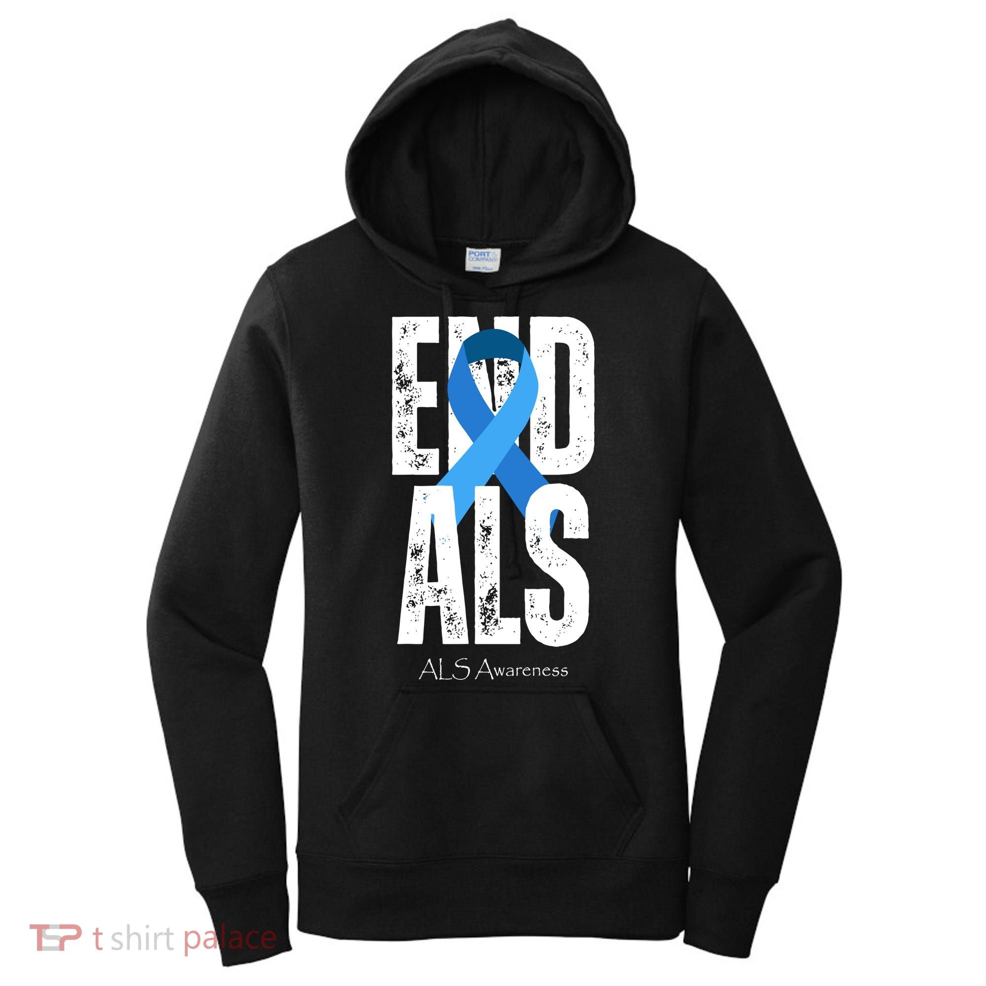 End Als Awareness Month Ribbon Women's Hoodie