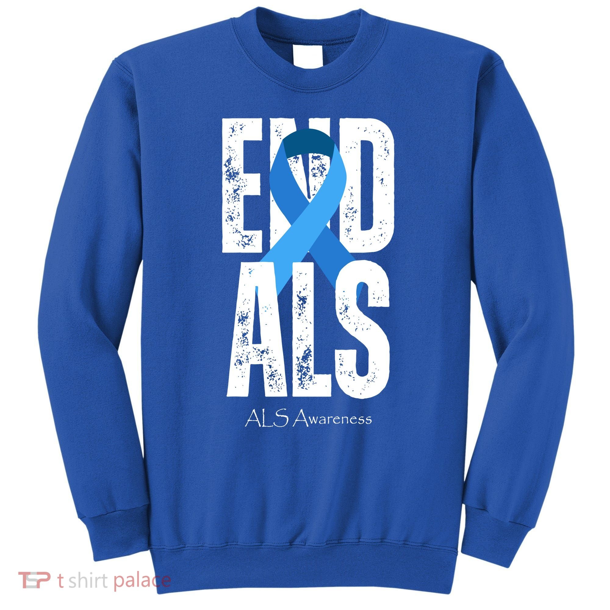 End Als Awareness Month Ribbon Sweatshirt