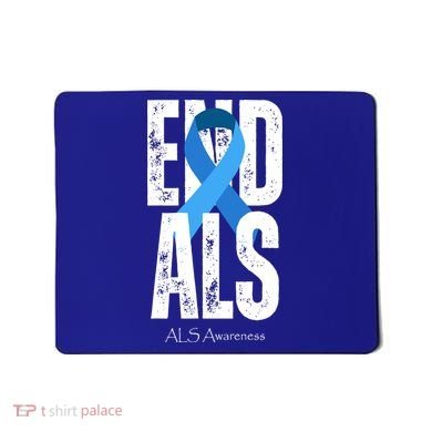End Als Awareness Month Ribbon Mousepad