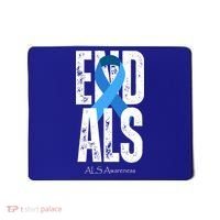 End Als Awareness Month Ribbon Mousepad thumb 0
