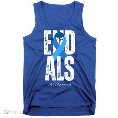End Als Awareness Month Ribbon Tank Top