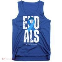 End Als Awareness Month Ribbon Tank Top thumb 0