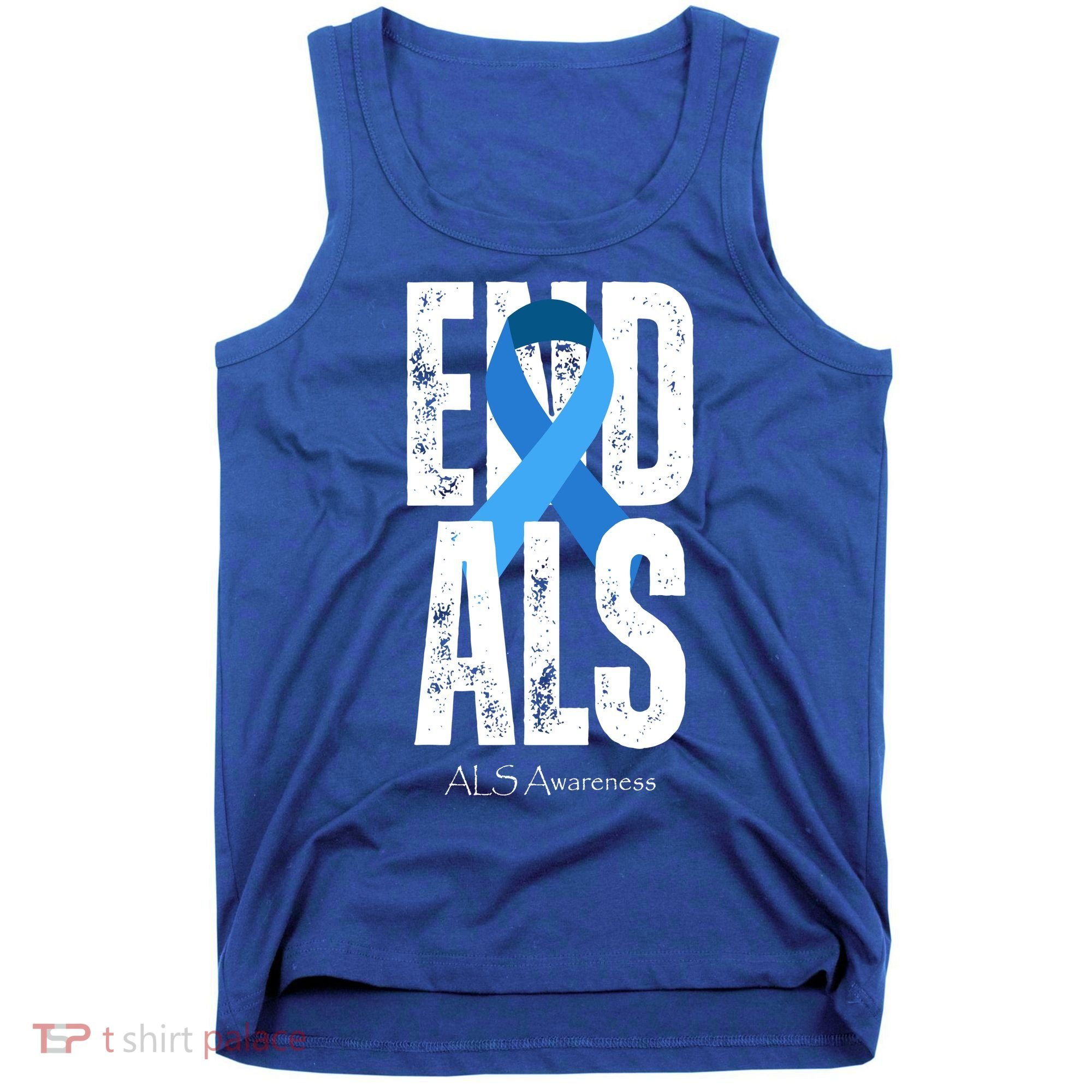 End Als Awareness Month Ribbon Tank Top