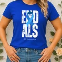 End Als Awareness Month Ribbon Women's T-Shirt thumb 2