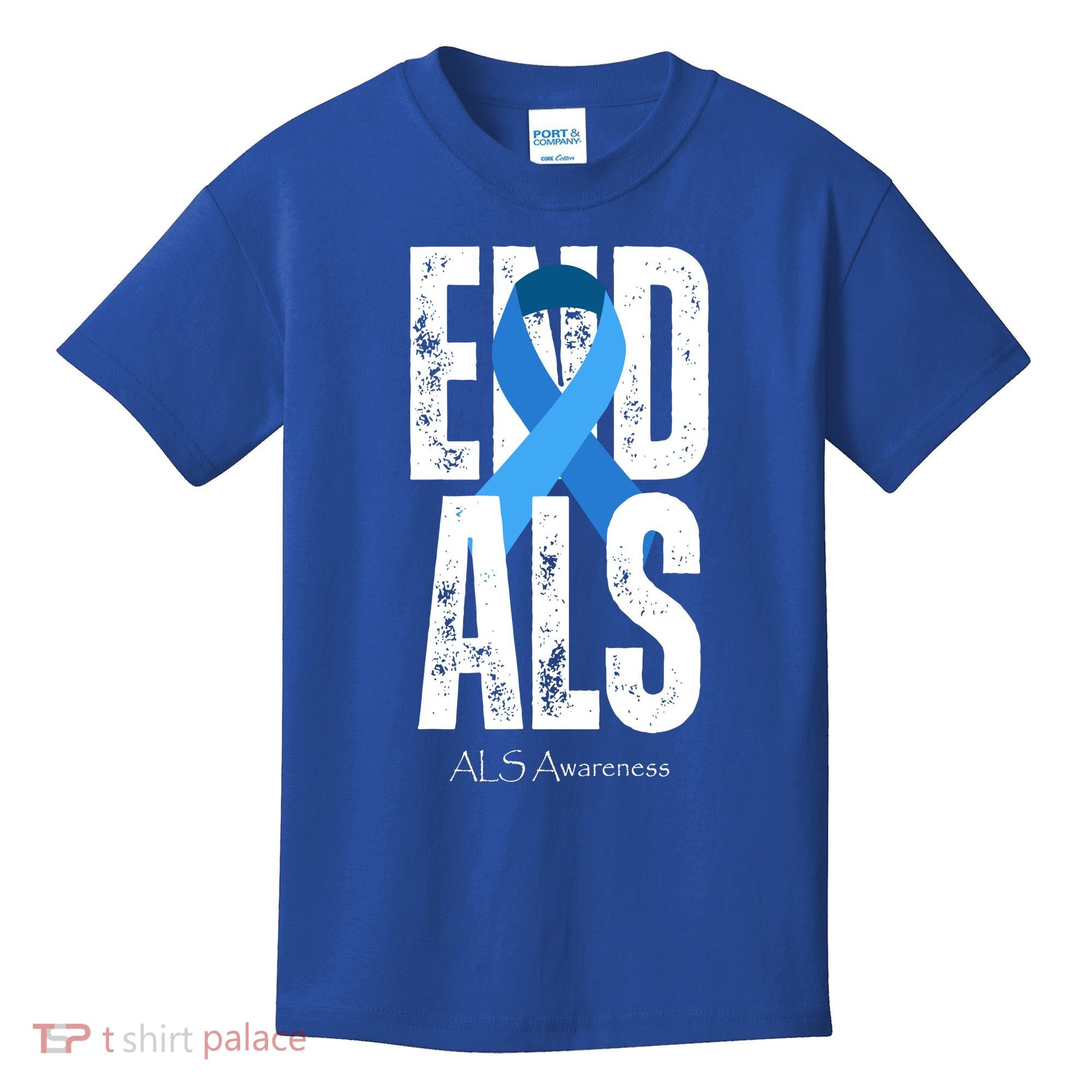 End Als Awareness Month Ribbon Kids T-Shirt