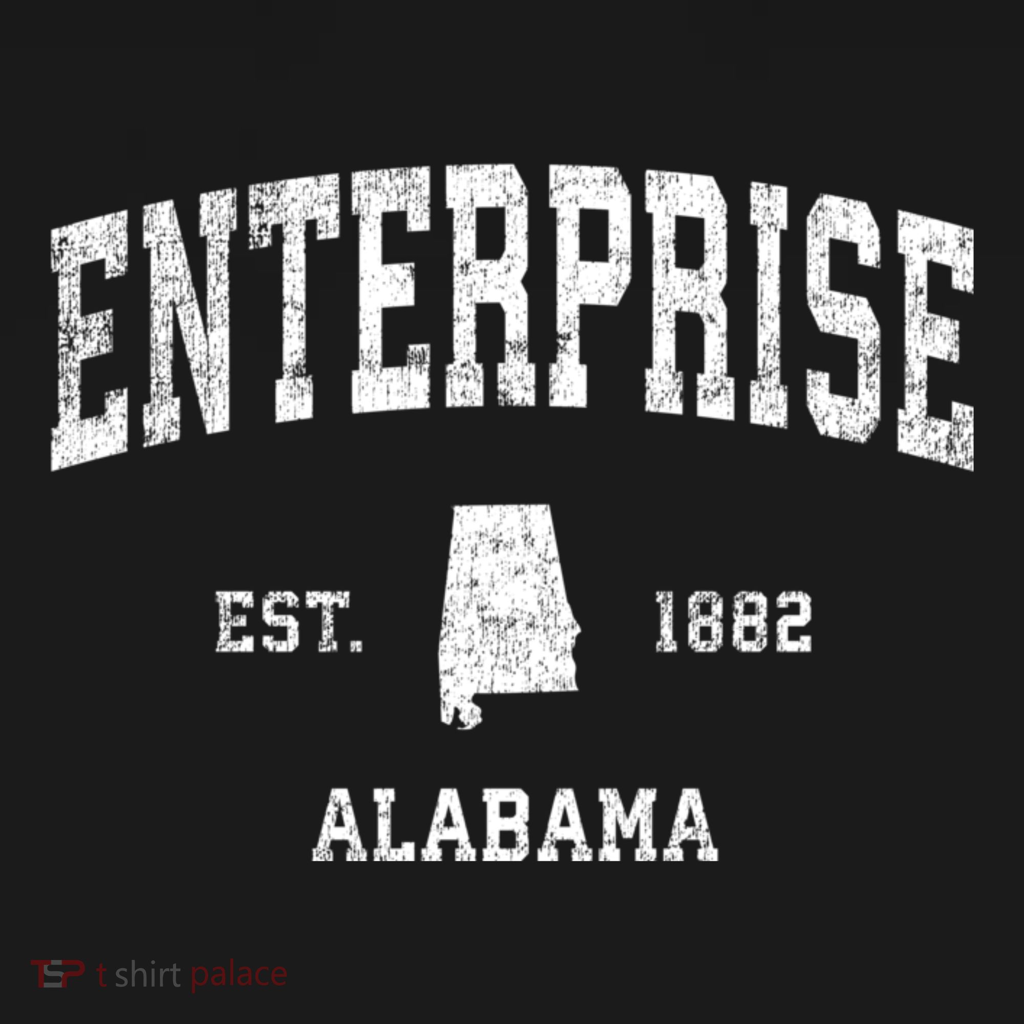 Enterprise Alabama Al Vintage Sports T-Shirt