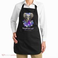 Elephant AlzheimerS Awareness Purple Ribbon Apron thumb 2