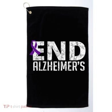 End Alzheimer's Awareness Month Gift Golf Towel