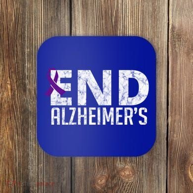 End Alzheimer's Awareness Month Gift Coaster