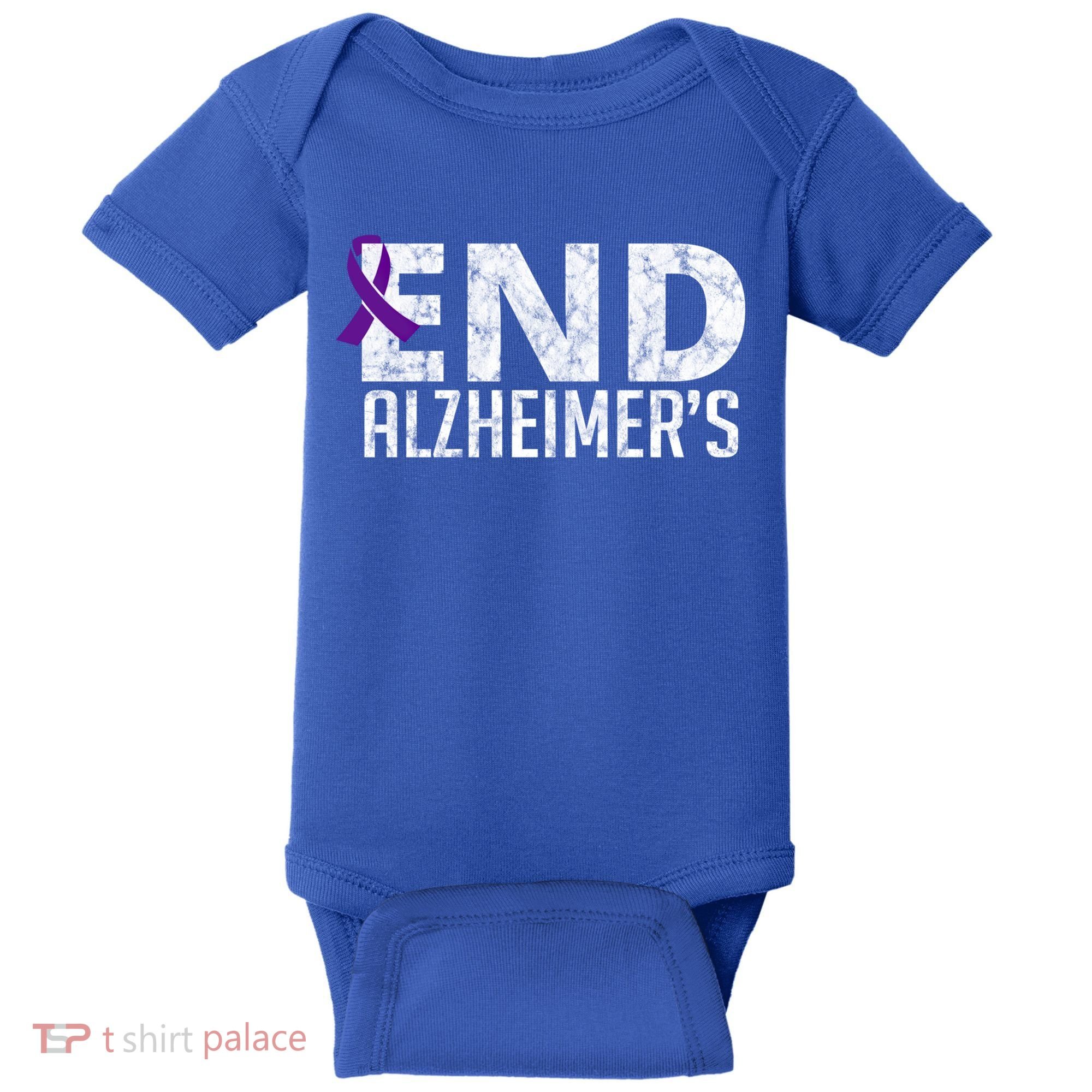 End Alzheimer's Awareness Month Gift Baby Bodysuit