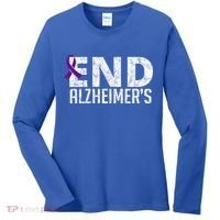 End Alzheimer's Awareness Month Gift Women's Long Sleeve Shirt thumb 0