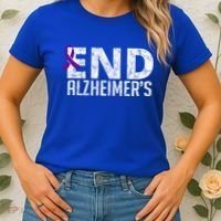 End Alzheimer's Awareness Month Gift Women's T-Shirt thumb 2