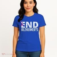 End Alzheimer's Awareness Month Gift Women's T-Shirt thumb 4