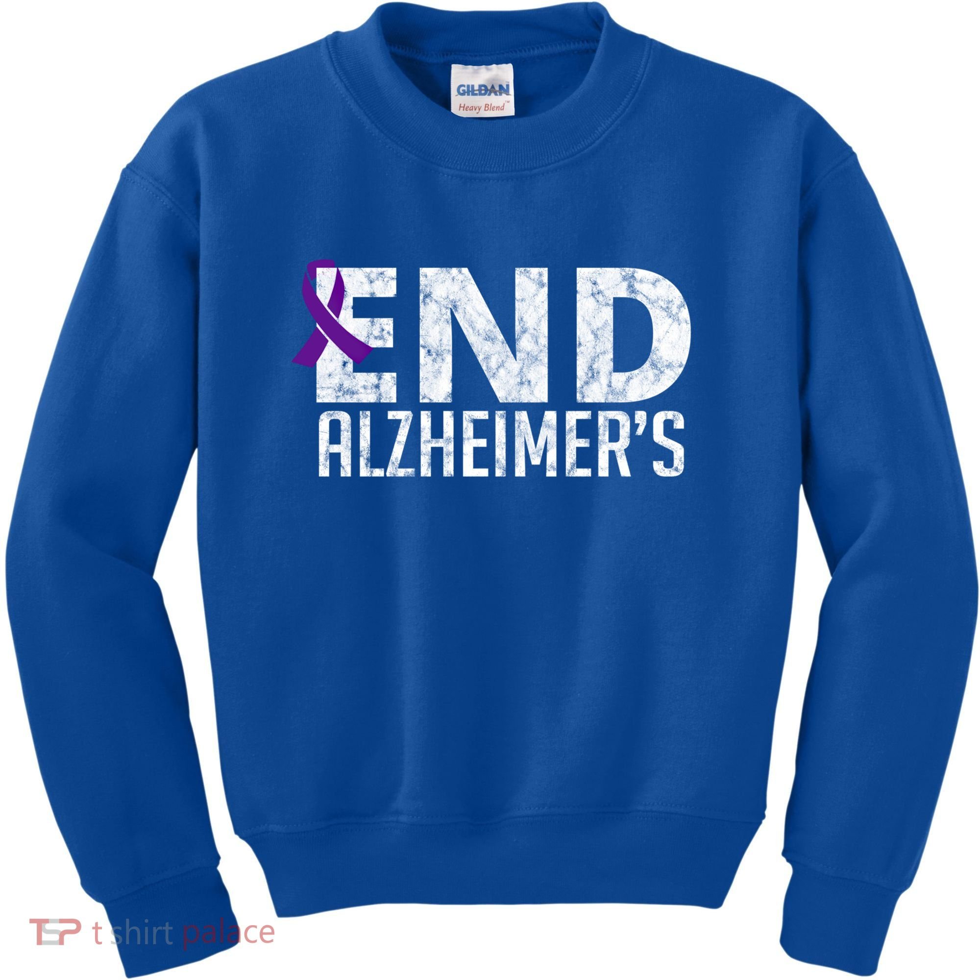 End Alzheimer's Awareness Month Gift Kids Sweatshirt