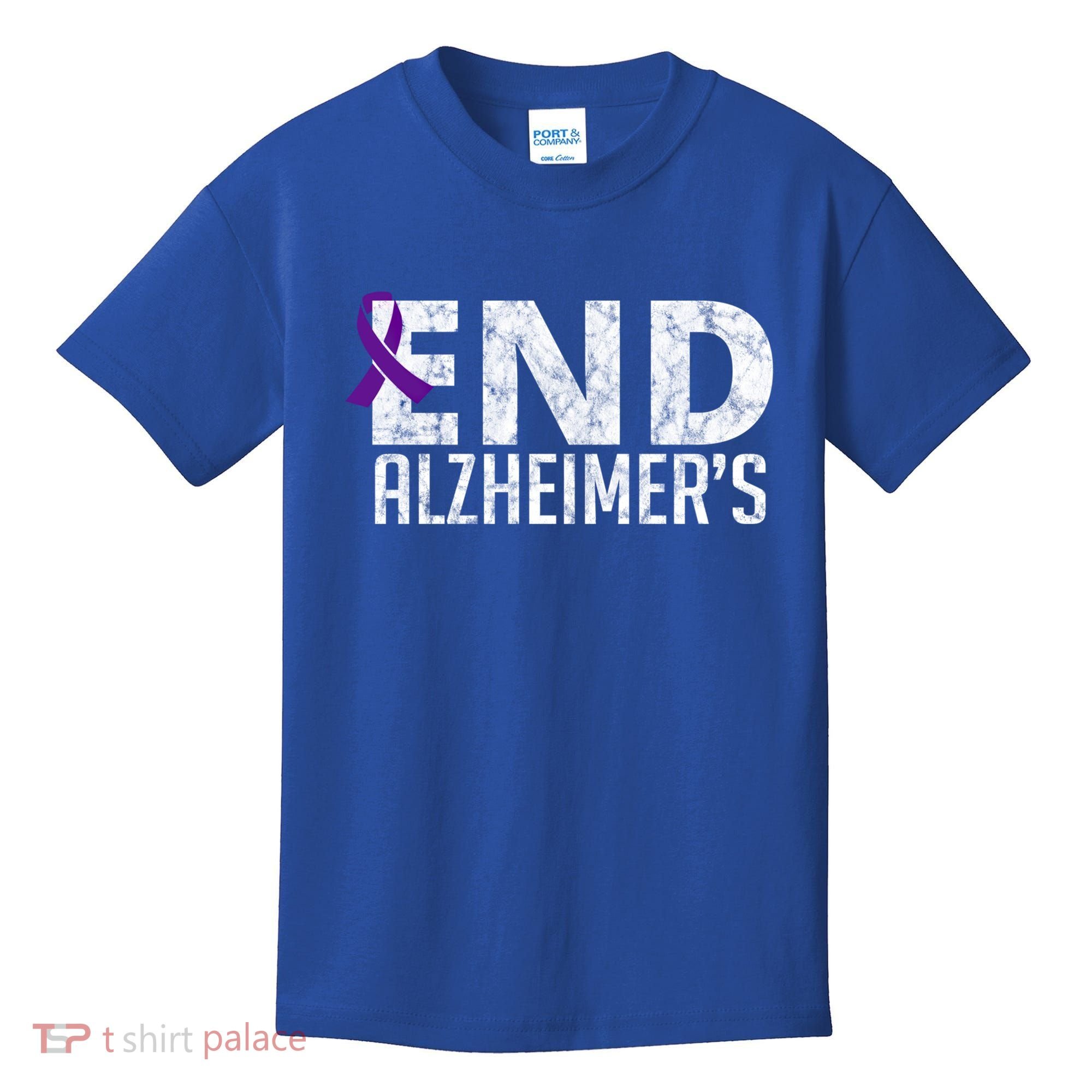 End Alzheimer's Awareness Month Gift Kids T-Shirt