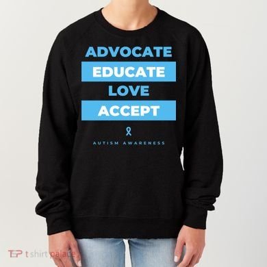 Educate Autism Awareness Women's Sweatshirt