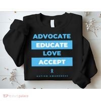 Educate Autism Awareness Sweatshirt thumb 2