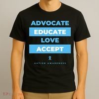 Educate Autism Awareness T-Shirt thumb 3