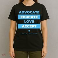 Educate Autism Awareness T-Shirt thumb 4