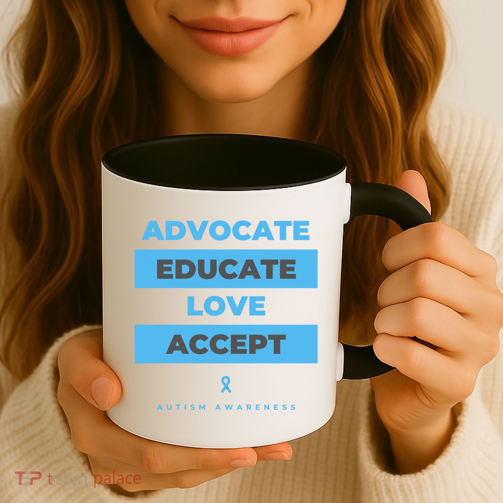 Educate Autism Awareness Coffee Mug