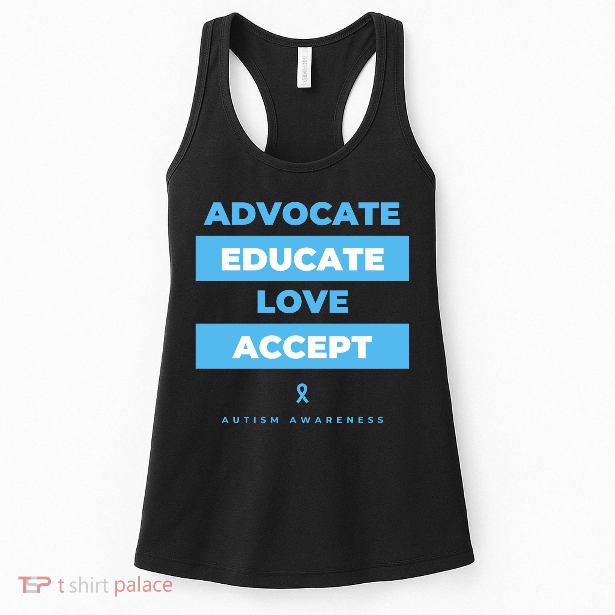Educate Autism Awareness Women's Tank Top